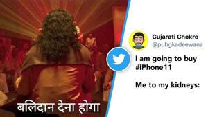 Apple Event 2019: A Twitter user combined the kidney joke with a dialogue from Netflix series Sacred Games to share their reaction.(Twitter/@pubgkadeewana) Apple Event 2019: A Twitter user combined the kidney joke with a dialogue from Netflix series Sacred Games to share their reaction.(Twitter/@pubgkadeewana)