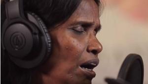 Ranu Mondal in a still from the Teri Meri Kahani song teaser.