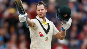 Australia's Steve Smith celebrates his century.(Action Images via Reuters) Australia's Steve Smith celebrates his century.(Action Images via Reuters)