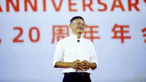 Jack Ma, founder of the Alibaba Group, speaks at the company's 20th-anniversary celebration in Hangzhou in eastern China's Zhejiang province, Tuesday, Sept. 10, 2019.(AP) Jack Ma, founder of the Alibaba Group, speaks at the company's 20th-anniversary celebration in Hangzhou in eastern China's Zhejiang province, Tuesday, Sept. 10, 2019.(AP)