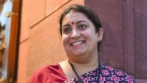 Union Minister for Women and Child Development Smriti Irani said abolition of triple talaq is one of the biggest achievements of the government.(PTI PHOTO.) Union Minister for Women and Child Development Smriti Irani said abolition of triple talaq is one of the biggest achievements of the government.(PTI PHOTO.)
