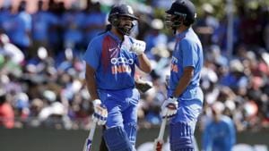 File image of Rohit Sharma, Shikhar Dhawan(AP) File image of Rohit Sharma, Shikhar Dhawan(AP)