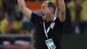 India coach Igor Stimac reacts.(REUTERS) India coach Igor Stimac reacts.(REUTERS)