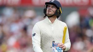 England's Jason Roy looks dejected after his wicket is taken by Australia's Pat Cummins.(Action Images via Reuters) England's Jason Roy looks dejected after his wicket is taken by Australia's Pat Cummins.(Action Images via Reuters)