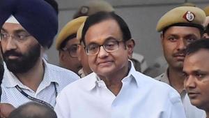 New Delhi: Senior Congress leader and former finance minister P Chidambaram after he was produced in a CBI court in the INX media case, in New Delhi, Thursday, Aug 22, 2019.(PTI) New Delhi: Senior Congress leader and former finance minister P Chidambaram after he was produced in a CBI court in the INX media case, in New Delhi, Thursday, Aug 22, 2019.(PTI)
