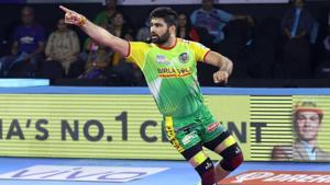 A file photo of Pardeep Narwal.(PKL) A file photo of Pardeep Narwal.(PKL)