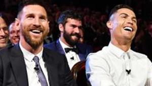 A file photo of Lionel Messi (L) and Cristiano Ronaldo.(UEFA via Getty Images) A file photo of Lionel Messi (L) and Cristiano Ronaldo.(UEFA via Getty Images)