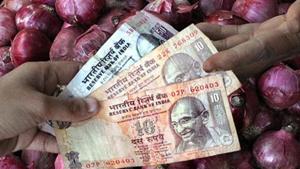 Delhi’s onion requirement is 350 tonnes per day, while the NCR requirement is 650 tonnes per day.(HT File Photo) Delhi’s onion requirement is 350 tonnes per day, while the NCR requirement is 650 tonnes per day.(HT File Photo)