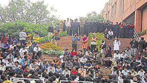 Jawaharlal Nehru University’s Dean of Students Umesh Kadam alleged students gheraoed him. (Representational image)(Ronjoy Gogoi/HT) Jawaharlal Nehru University’s Dean of Students Umesh Kadam alleged students gheraoed him. (Representational image)(Ronjoy Gogoi/HT)