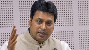 Tripura Chief Minister Biplab Kumar Deb.(PTI Photo) Tripura Chief Minister Biplab Kumar Deb.(PTI Photo)