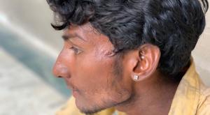 Rahul admits that his stud earrings make his personality as powerful as a hero.(HT Photo) Rahul admits that his stud earrings make his personality as powerful as a hero.(HT Photo)
