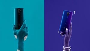 The OPPO A9 2020 is available in two stunning colours – Marine Green and Space Purple.(OPPO) The OPPO A9 2020 is available in two stunning colours – Marine Green and Space Purple.(OPPO)