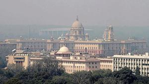 The central vista, consisting of some of the most iconic buildings of Delhi, came into being when the British capital was shifted to Delhi from Calcutta in 1911.(HT image) The central vista, consisting of some of the most iconic buildings of Delhi, came into being when the British capital was shifted to Delhi from Calcutta in 1911.(HT image)