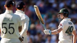 Steve Smith scored 80 runs in first innings.(Reuters) Steve Smith scored 80 runs in first innings.(Reuters)