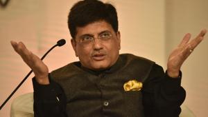Railways minister Piyush Goyal, a key backroom strategist of the ruling Bharatiya Janata Party, lamented that the primary message that he was trying to deliver was lost in the rush to highlight his mistake.(RAJ K RAJ/HT PHOTO) Railways minister Piyush Goyal, a key backroom strategist of the ruling Bharatiya Janata Party, lamented that the primary message that he was trying to deliver was lost in the rush to highlight his mistake.(RAJ K RAJ/HT PHOTO)