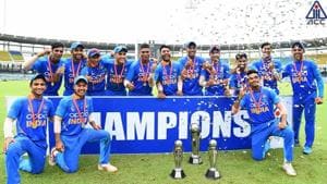 India beat Bangladesh to lift U19 Asian Cup.(Twitter/Asian Cricket Council)