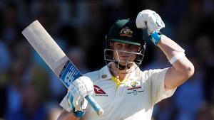 Australia cricketer Steve Smith reacts during second day of 5th Ashes Test.(Action Images via Reuters) Australia cricketer Steve Smith reacts during second day of 5th Ashes Test.(Action Images via Reuters)