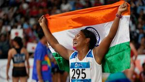 File image of Swapna Barman.(Getty Images) File image of Swapna Barman.(Getty Images)
