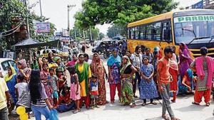 The incident led to protests in the village on Sunday, when people blocked roads demanding immediate arrest of the accused. The incident led to protests in the village on Sunday, when people blocked roads demanding immediate arrest of the accused.