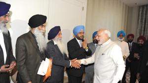 Prime Minister Narendra Modi meeting an American Sikh delegation in California in September 2015.(Asia Times) Prime Minister Narendra Modi meeting an American Sikh delegation in California in September 2015.(Asia Times)