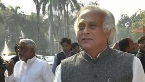Amid a raging debate over Hindi as a common language for the country, Congress leader Jairam Ramesh on Sunday said it would never be a reality.(PTI) Amid a raging debate over Hindi as a common language for the country, Congress leader Jairam Ramesh on Sunday said it would never be a reality.(PTI)