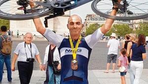 Vaid finished the event in 50 hours, 24 minutes.(ht photo) Vaid finished the event in 50 hours, 24 minutes.(ht photo)