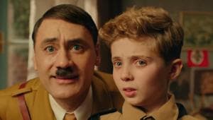 Taika Waititi plays Adolf Hitler in Jojo Rabbit. Taika Waititi plays Adolf Hitler in Jojo Rabbit.