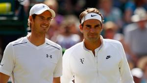 File photo of Andy Murray of Great Britain and Roger Federer of Switzerland at 2015 Wimbledon.(Getty Images) File photo of Andy Murray of Great Britain and Roger Federer of Switzerland at 2015 Wimbledon.(Getty Images)