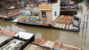 A flooded market in Kota, Rajasthan, on Sunday, September 15, 2019.(AH Zaidi / HT Photo) A flooded market in Kota, Rajasthan, on Sunday, September 15, 2019.(AH Zaidi / HT Photo)