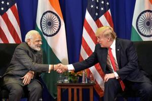 In this Monday, Nov 13, 2017 file photo Prime Minister Narendra Modi meets US President Donald Trump in Manila, Philippines.(Photo: PTI) In this Monday, Nov 13, 2017 file photo Prime Minister Narendra Modi meets US President Donald Trump in Manila, Philippines.(Photo: PTI)