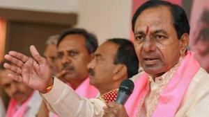 Telangana Chief Minister K Chandrashekhar Rao on Sunday said there was no question of allowing exploration for uranium mining in the Nallamala forests .(PTI) Telangana Chief Minister K Chandrashekhar Rao on Sunday said there was no question of allowing exploration for uranium mining in the Nallamala forests .(PTI)