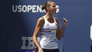 Karolina Pliskova at the US Open.(AP)