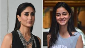 Kareena Kapoor Khan and Ananya Panday spotted in Mumbai.(Varinder Chawla) Kareena Kapoor Khan and Ananya Panday spotted in Mumbai.(Varinder Chawla)