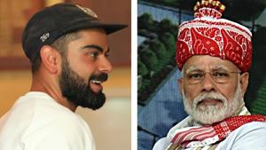 Virat Kohli, Narendra Modi(HT Collage) Virat Kohli, Narendra Modi(HT Collage)