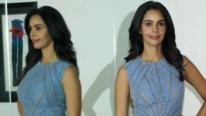 Mallika Sherawat poses during a press conference. Mallika Sherawat poses during a press conference.