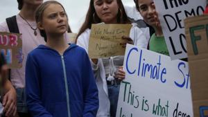 Swedish teen climate activist Greta Thunberg.(Reuters Photo) Swedish teen climate activist Greta Thunberg.(Reuters Photo)