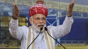 During the day, Prime Minister Modi will visit the site of Gujarat’s Sardar Sarovar Dam on the Narmada river whose water level has reached its highest mark for the first time to celebrate the feat and kick off Namami Narmade festival.(File photo: PTI) During the day, Prime Minister Modi will visit the site of Gujarat’s Sardar Sarovar Dam on the Narmada river whose water level has reached its highest mark for the first time to celebrate the feat and kick off Namami Narmade festival.(File photo: PTI)