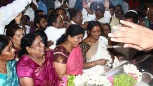 Kin of former Andhra Pradesh Assembly Speaker Kodela Siva Prasada Rao cry over his body in Hyderabad(ANI Photo) Kin of former Andhra Pradesh Assembly Speaker Kodela Siva Prasada Rao cry over his body in Hyderabad(ANI Photo)