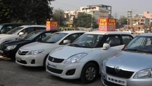 Vehicle registrations in the national capital have declined in the first eight months of 2019.(Parveen Kumar/Hindustan Times) Vehicle registrations in the national capital have declined in the first eight months of 2019.(Parveen Kumar/Hindustan Times)