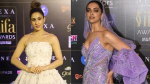 Sara Ali Khan and Deepika Padukone at IIFA 2019.(AP Photo/Dattaram Mahadev Kaudare) Sara Ali Khan and Deepika Padukone at IIFA 2019.(AP Photo/Dattaram Mahadev Kaudare)
