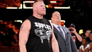 Brock Lesnar along with Paul Heyman.(WWE) Brock Lesnar along with Paul Heyman.(WWE)