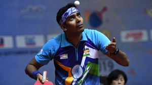 File image of Sharath Kamal.(Getty Images) File image of Sharath Kamal.(Getty Images)