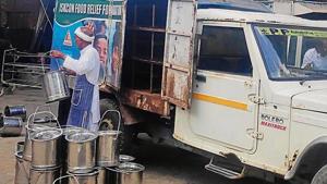 ISKCON provides mid-day meal to about 42,000 students of 542 schools in three blocks of Haryana’s Kurukshetra district and is paid by the government for this.(HT Photo) ISKCON provides mid-day meal to about 42,000 students of 542 schools in three blocks of Haryana’s Kurukshetra district and is paid by the government for this.(HT Photo)
