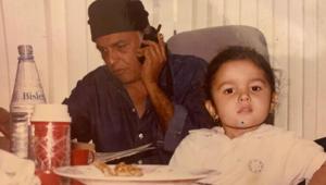 On Mahesh Bhatt’s birthday, Alia Bhatt shared a childhood picture and a sweet wish. On Mahesh Bhatt’s birthday, Alia Bhatt shared a childhood picture and a sweet wish.