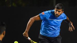 File photo of Rohan Bopanna.(PTI) File photo of Rohan Bopanna.(PTI)