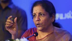 Union Finance Minister Nirmala Sitharaman(PTI file photo) Union Finance Minister Nirmala Sitharaman(PTI file photo)