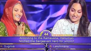 Sonakshi Sinha is the new target of trolls after she made two wrong guesses for a question on Ramayana during her appearance on Kaun Banega Crorepati. Sonakshi Sinha is the new target of trolls after she made two wrong guesses for a question on Ramayana during her appearance on Kaun Banega Crorepati.