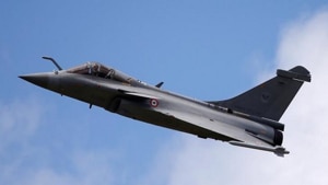 The first aircraft with tail number RB-01 was received by a team of Indian Air Force officers led by Air Marshal VR Chaudhary in France who also flew in the plane for around one hour, Indian Air Force sources told ANI.(Photo: ANI) The first aircraft with tail number RB-01 was received by a team of Indian Air Force officers led by Air Marshal VR Chaudhary in France who also flew in the plane for around one hour, Indian Air Force sources told ANI.(Photo: ANI)