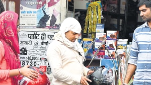 The wholesalers based in Delhi and Gurugram confirmed that they do not have enough stock to sell to the retailers as the manufacturers have not been able to meet the demand.(Yogesh Kumar/ HT Photo) The wholesalers based in Delhi and Gurugram confirmed that they do not have enough stock to sell to the retailers as the manufacturers have not been able to meet the demand.(Yogesh Kumar/ HT Photo)