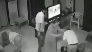 The 2:20-minute footage, with the timestamp of April 20, has been repeatedly shared on social media platforms, including Twitter.(HT image) The 2:20-minute footage, with the timestamp of April 20, has been repeatedly shared on social media platforms, including Twitter.(HT image)